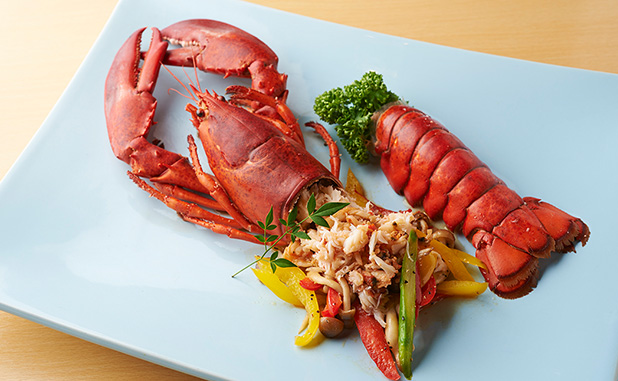 Spiced and Grilled Jumbo Lobster